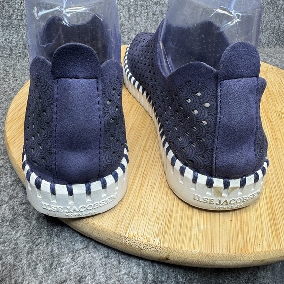 Ilse Jacobsen Shoes Womens Size 36 Tulip Slip On Scallop Perforated Comfort Flat - Picture 2 of 9